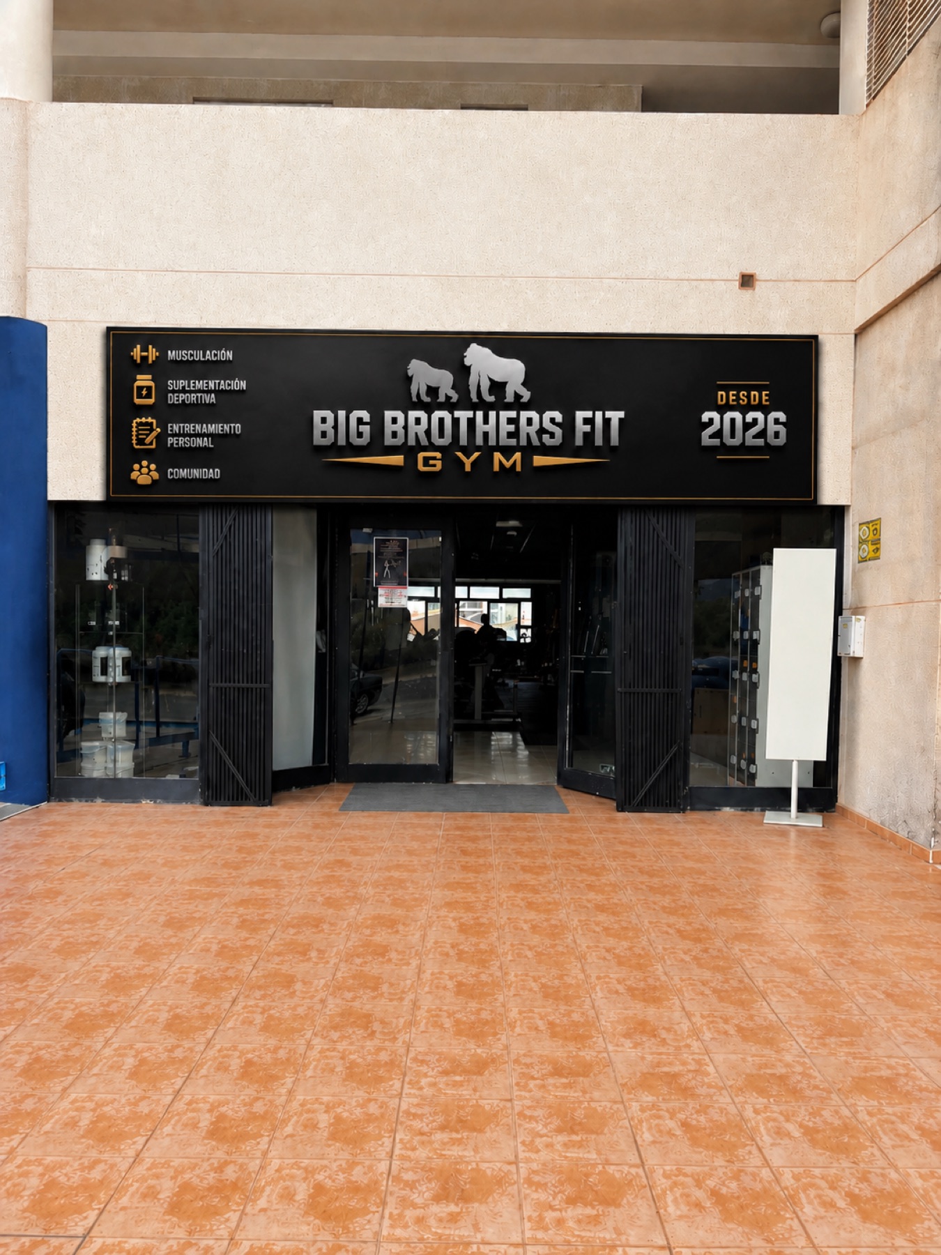 Fachada de Big Brothers Fit en Altea